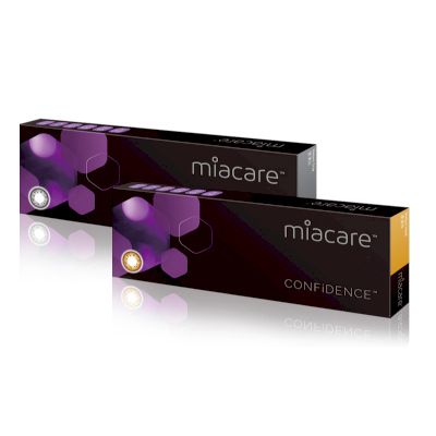 ANSCARE CONFiDENCE Silicone Hydrogel Color Daily Soft Contact 