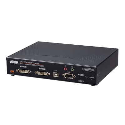 ATEN DVI-I Dual Display KVM over IP Transmitter with Internet Access KE6940AiT