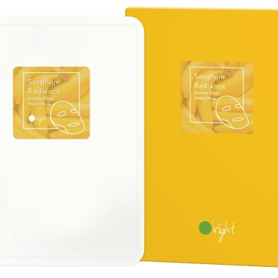 O'Right Sorghum Radiance Banana Fiber Sheet Mask
