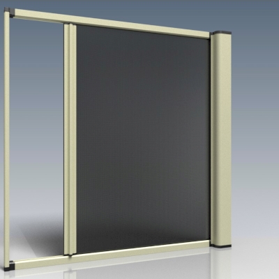 HISS Wide Anti-Lift Dock-able Roller Screen Door FBRA600