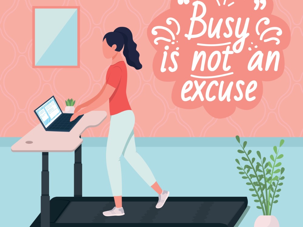  No Time to Exercise? It Can Be Done While Working With This Desk!