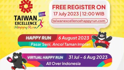 Taiwan Excellence Happy Run 2023 akan Segera Digelar, Ajak Masyarakat Berolahraga sambil Bersenang-Senang