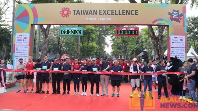 Meriah, 6.500 Peserta Ramaikan Taiwan Excellence Happy Run 2023
