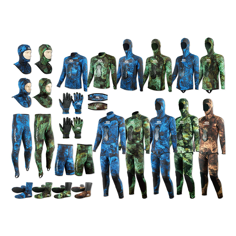 AROPEC Spearfishing wetsuit and accessories